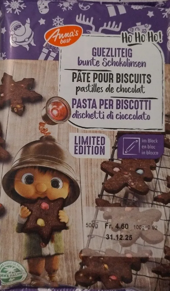 Pâte Pour Biscuits Pastilles De Chocolat