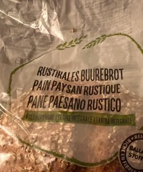 Pain paysan rustique