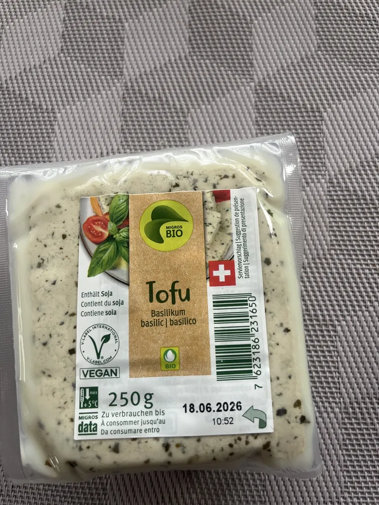 Tofu basilic
