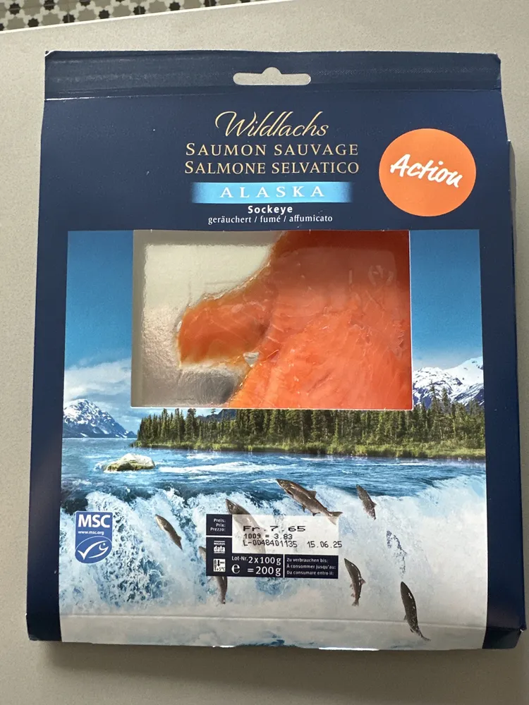 Wildlachs Alaska Sockeye (2x 100 g)