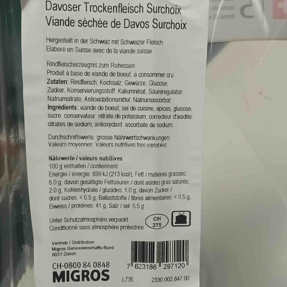 Davoser Trockenfleisch
