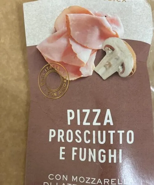 Pizza prosciutto e funghi