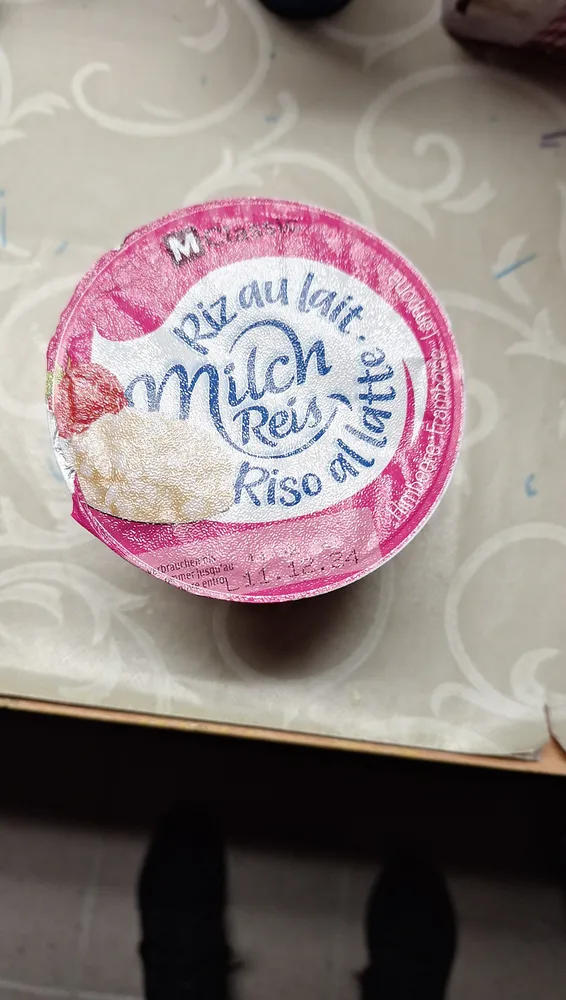 Milchreis Hombeere