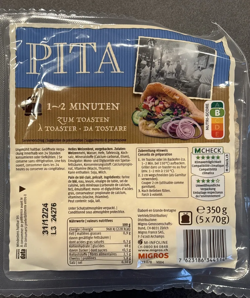 Pita 2 stk