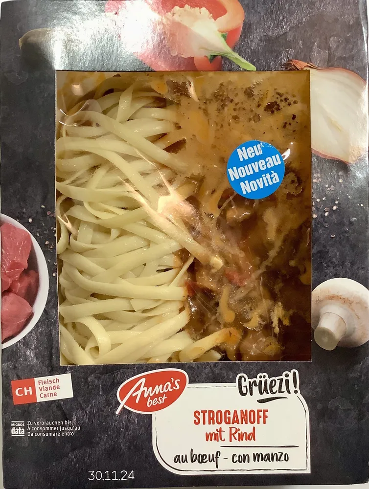Stroganoff au bœuf