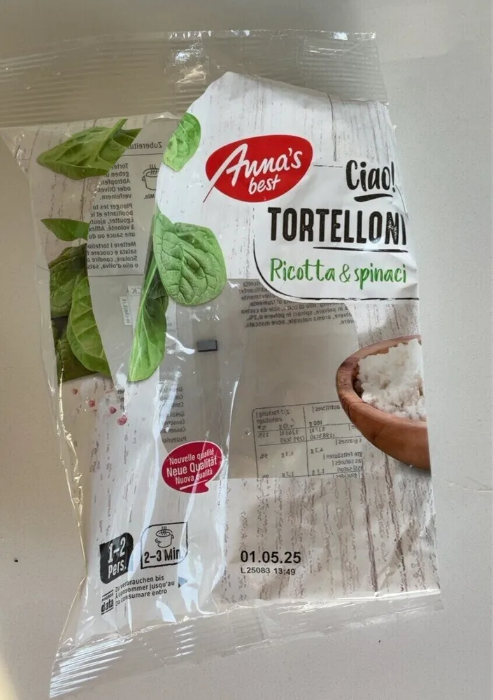 Tortelloni Ricotta & spinaci