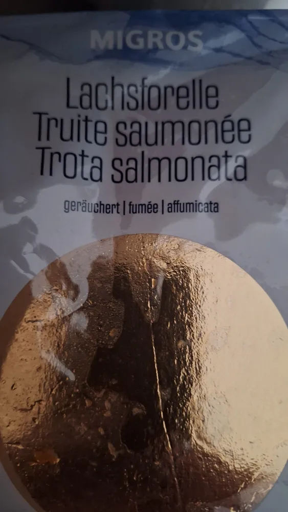 Truite saumonée fumée