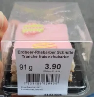 Erdbeer-Rhabarber Schnitte