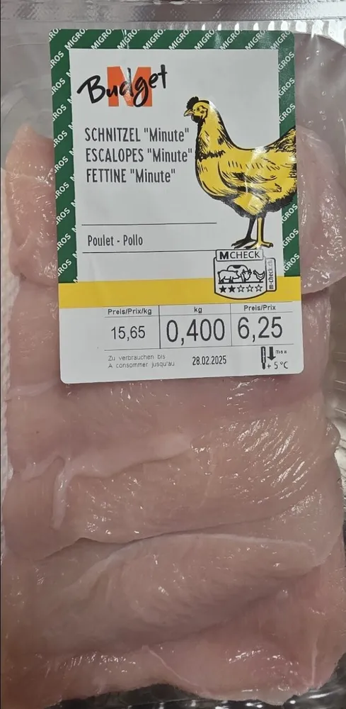 Schnitzel "Minute"