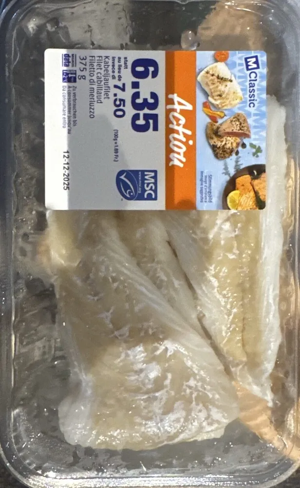 Kabeljaufilet