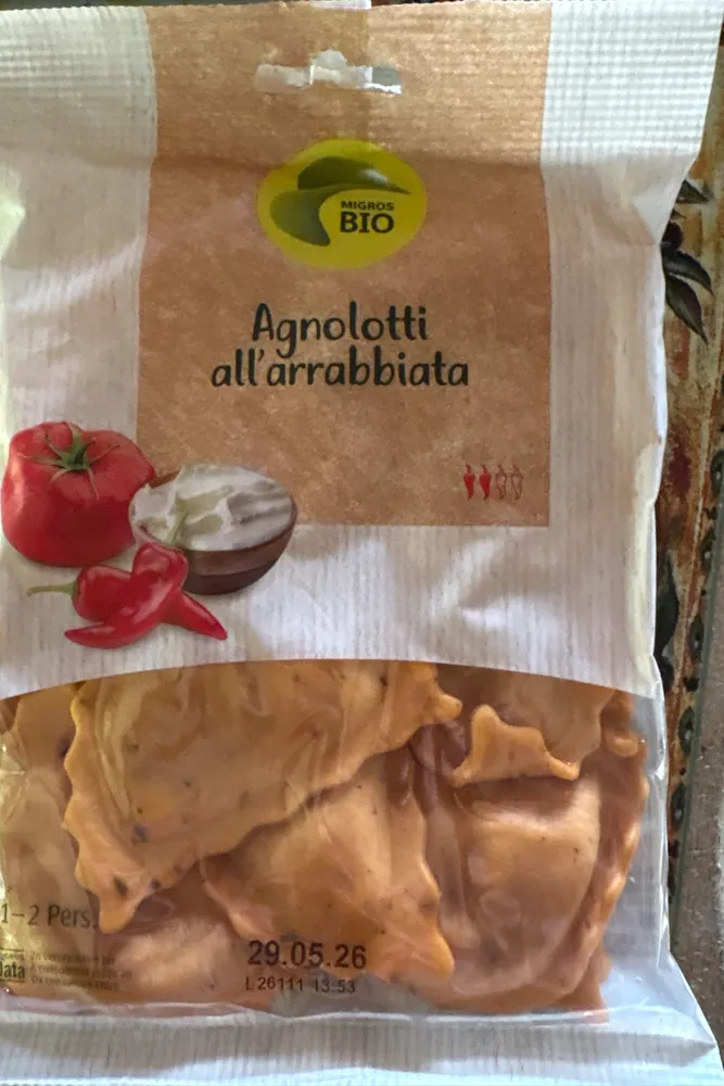 Agnolotti All'arrabbiata