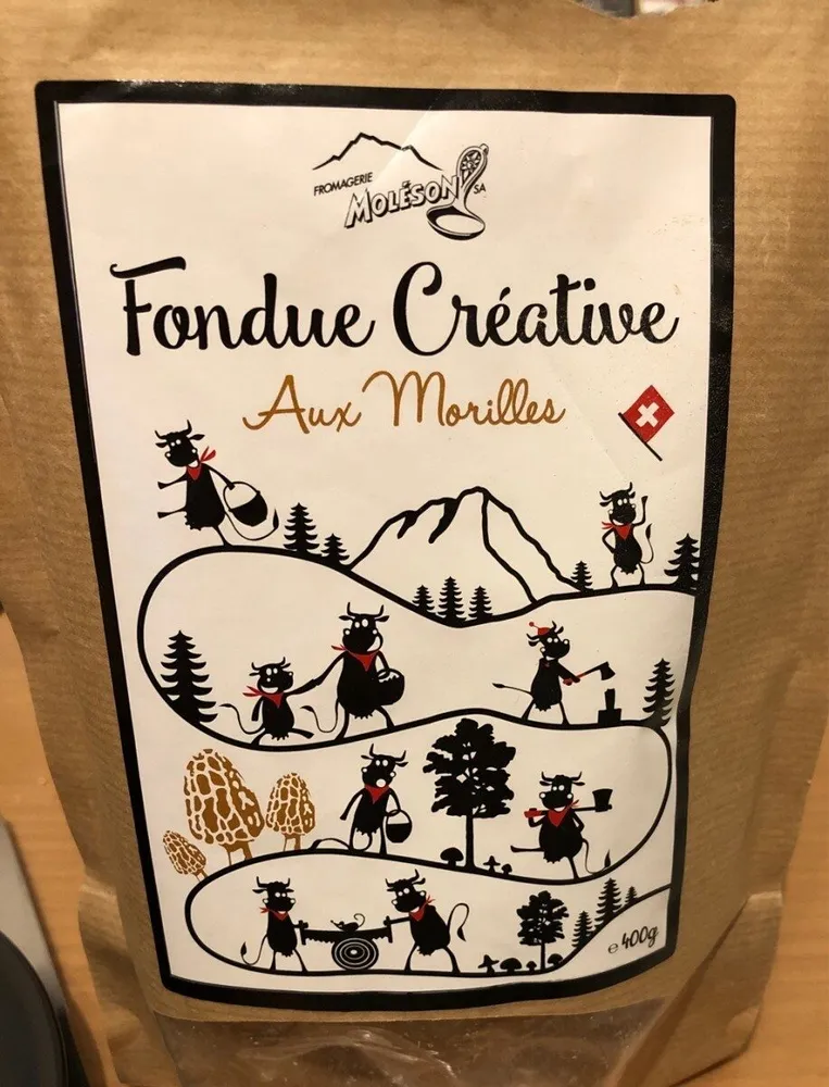 Fondue creative aux morilles