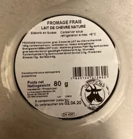 Fromage frais lait de chevre