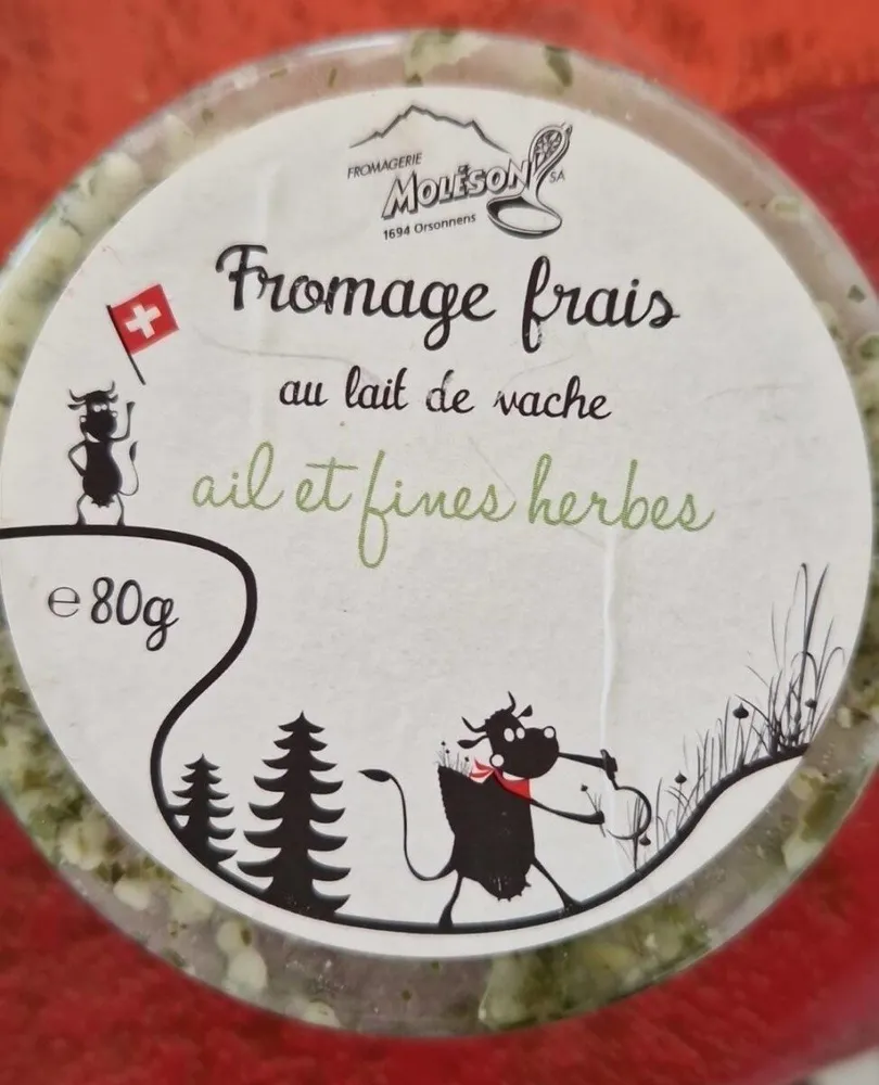Fromage frais au lait de vache