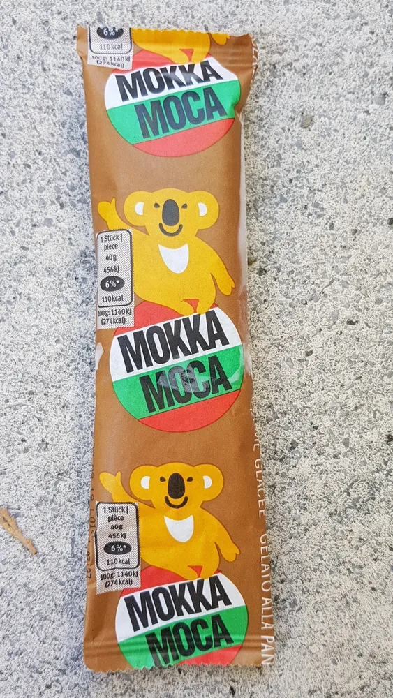 Glace mokka moca