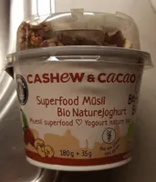 Cashew and cacao super food muesli