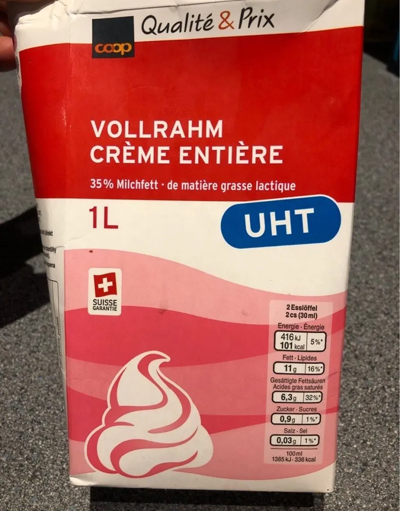 Crème entiere