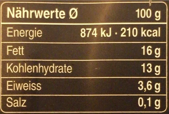 Crème chocolat