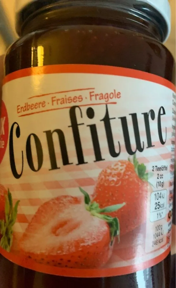 Confiture fraises