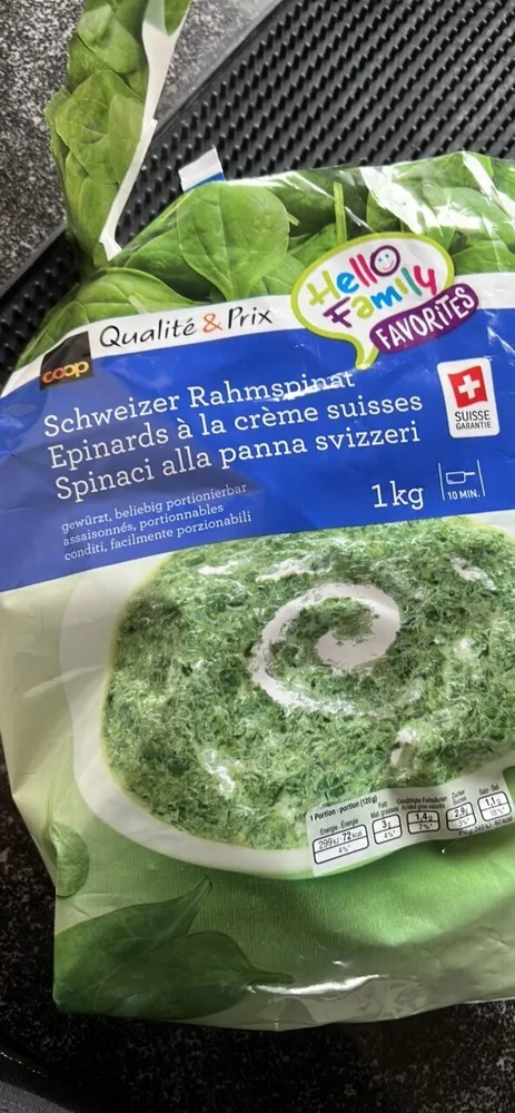 Epinard à la crème