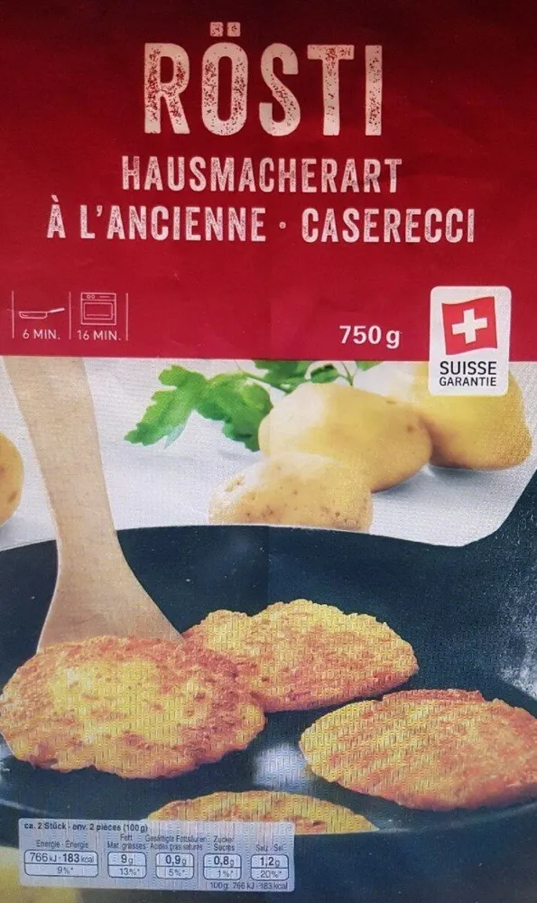 Rosti à l'ancienne