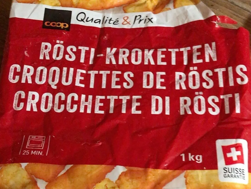 Croquettes de röstis