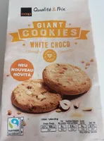 Cookies géants au chocolat blanc
