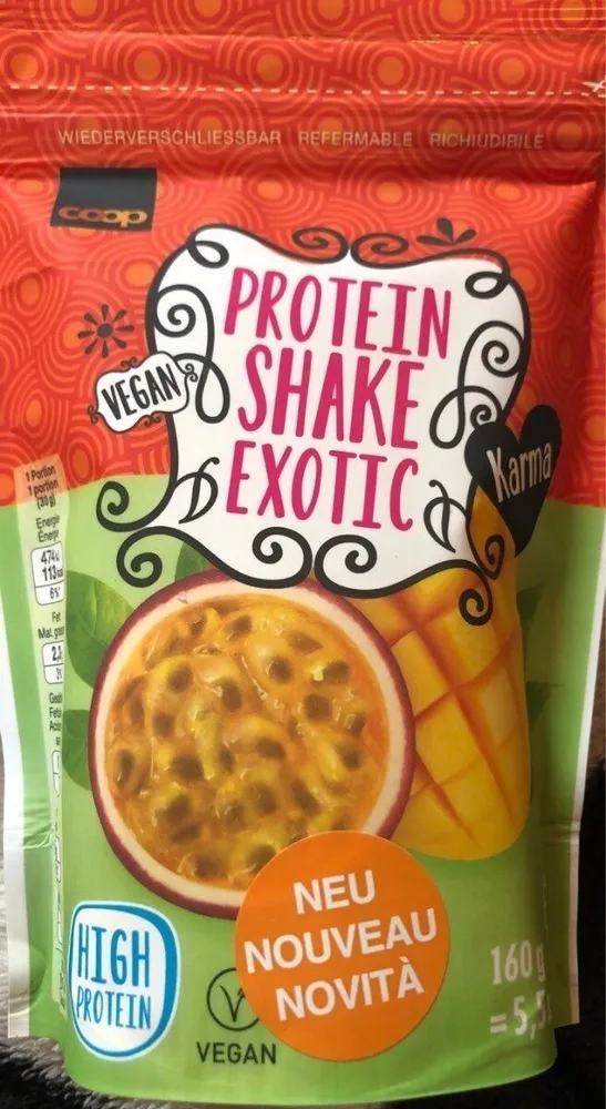 Protein shake exotic