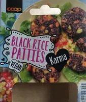 Black rice patties