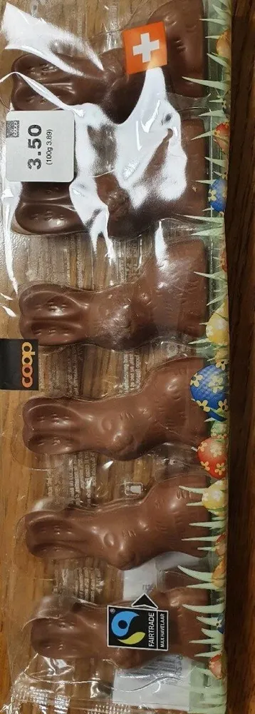 Lapin au chocolat fairtrade