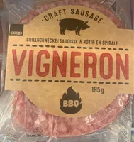 Saucisse à rotir en spirale
