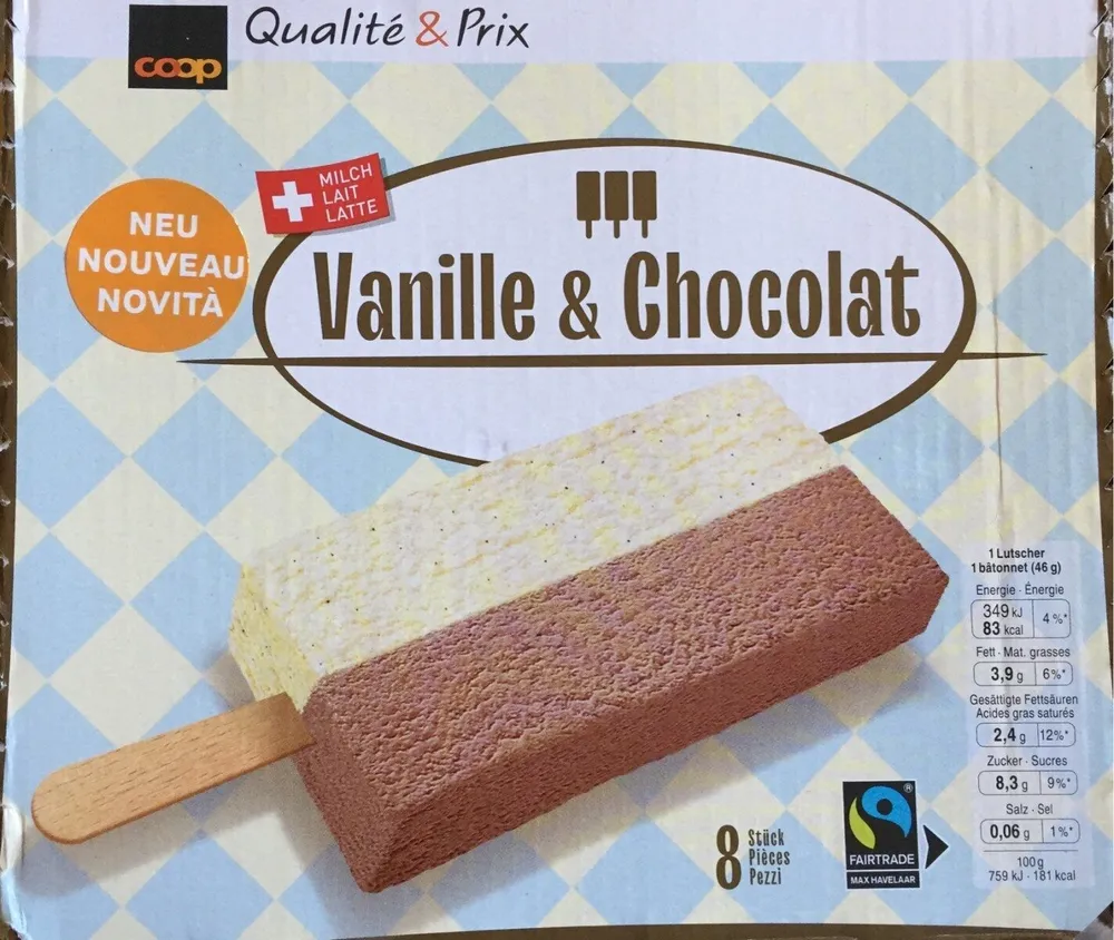 Crème glacée Vanille & Chocolat