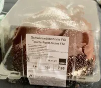 Tourte forêt noire FSI