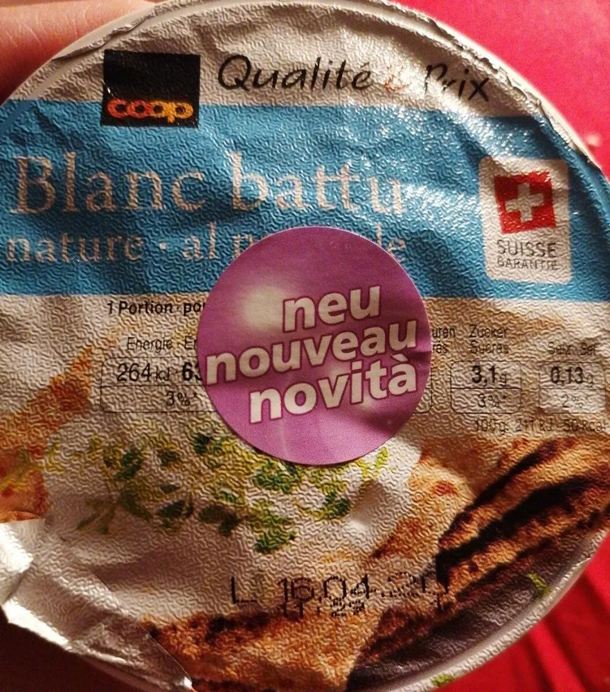 Blanc battu nature