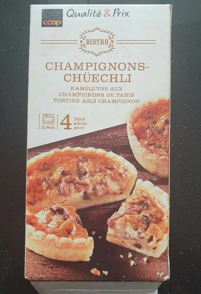 Ramequin aux champignons de Paris