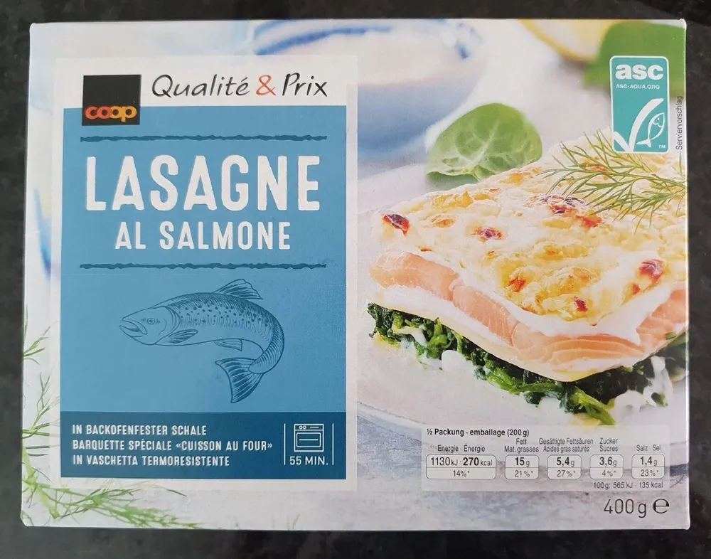 LASAGNE AL SALMONE