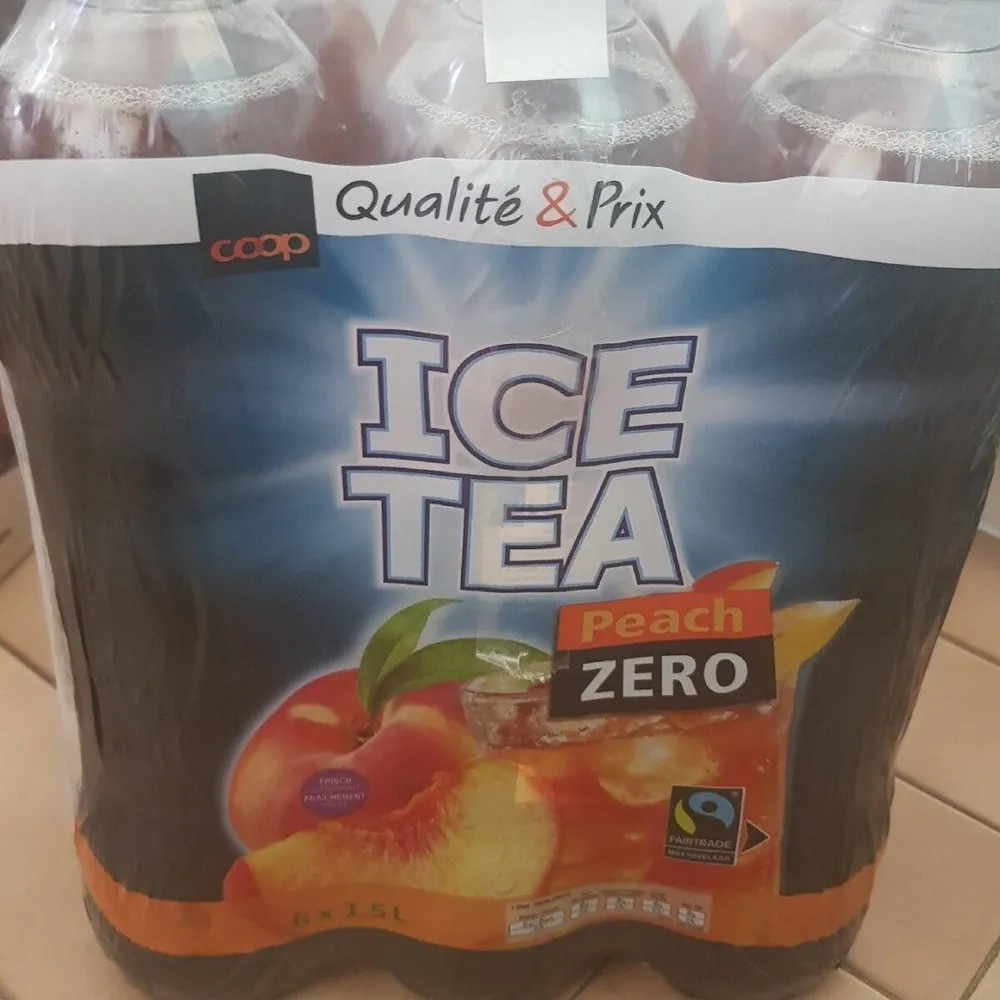 Ice tea zero peach qualité prix coop