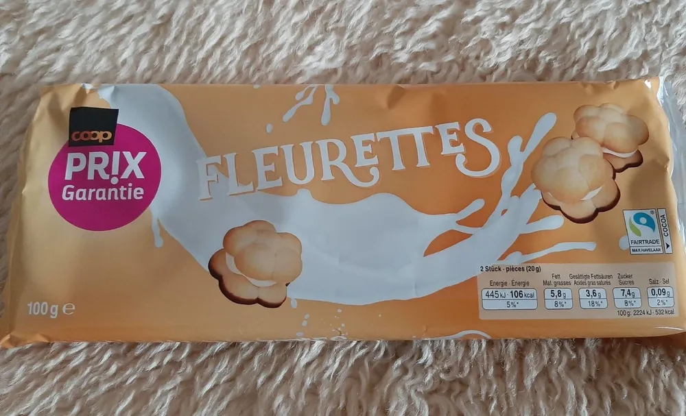 Biscuits Coop fleurettes