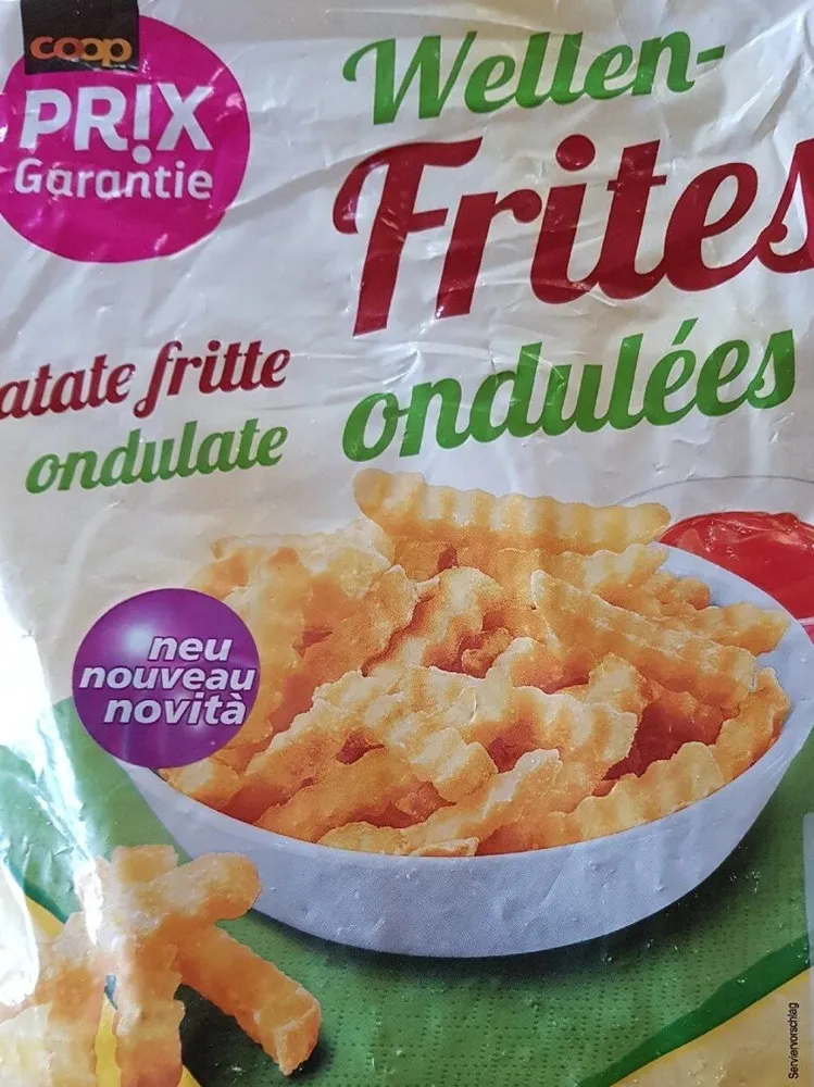 Frites ondulées