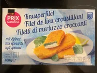 Filet de lieu croustillant