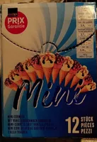 Mini cornets goût vanille/fraise