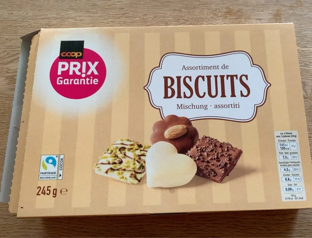 Assortiment de biscuits