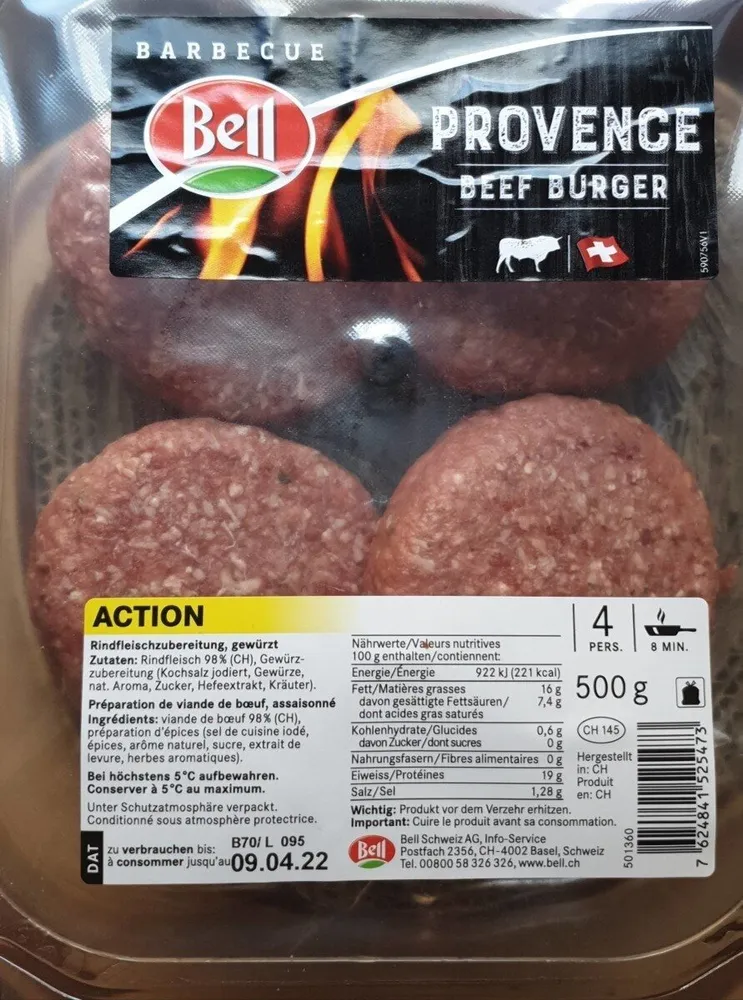 Provence Beef Burger