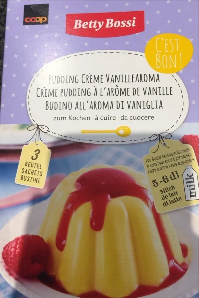 Pudding Crème à l’arome de vanille