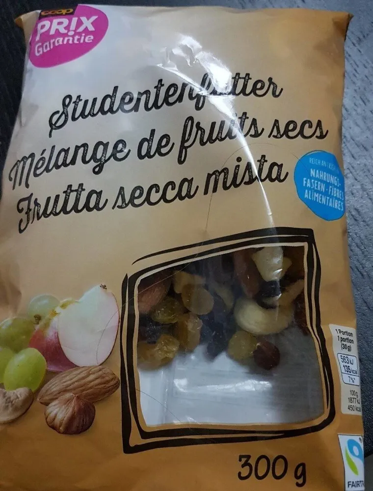 Mélange de fruits secs