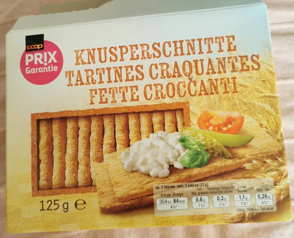 Tartines craquantes