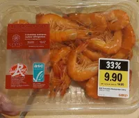 Crevettes entières cuites réfrigérées