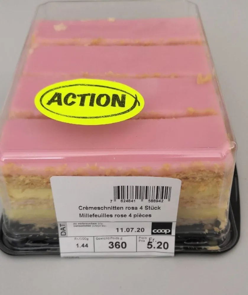 Millefeuilles rose