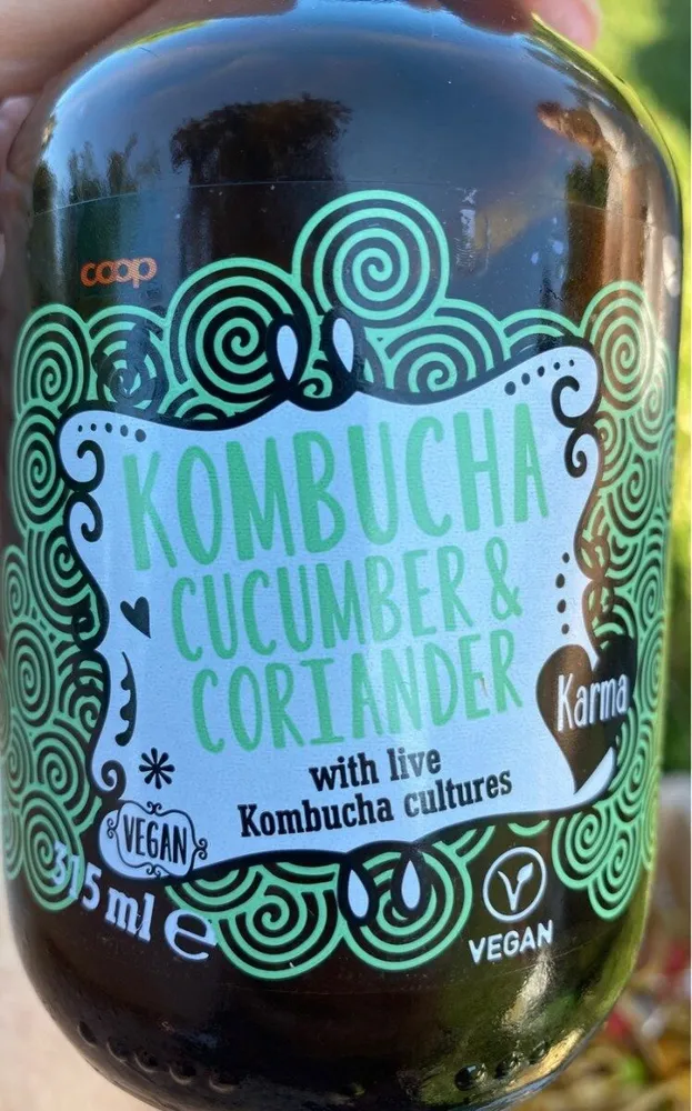 Kombucha cucumber and coriander