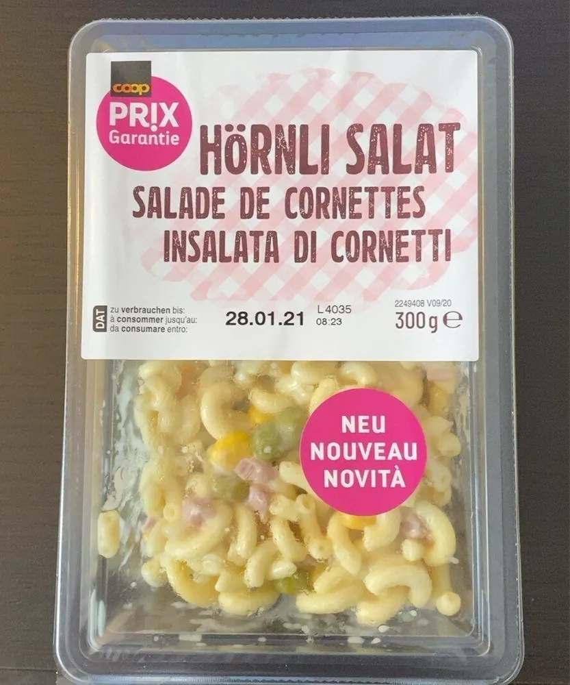 Salade de cornettes